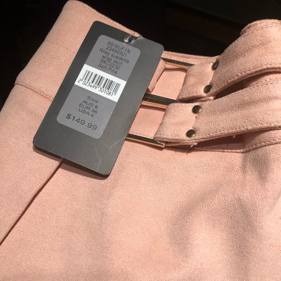 EVER NEW faux suede skirt, Size 4 - Picture 1 of 4